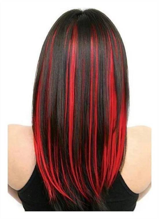 Как будет выглядеть мелирование на красных волосах